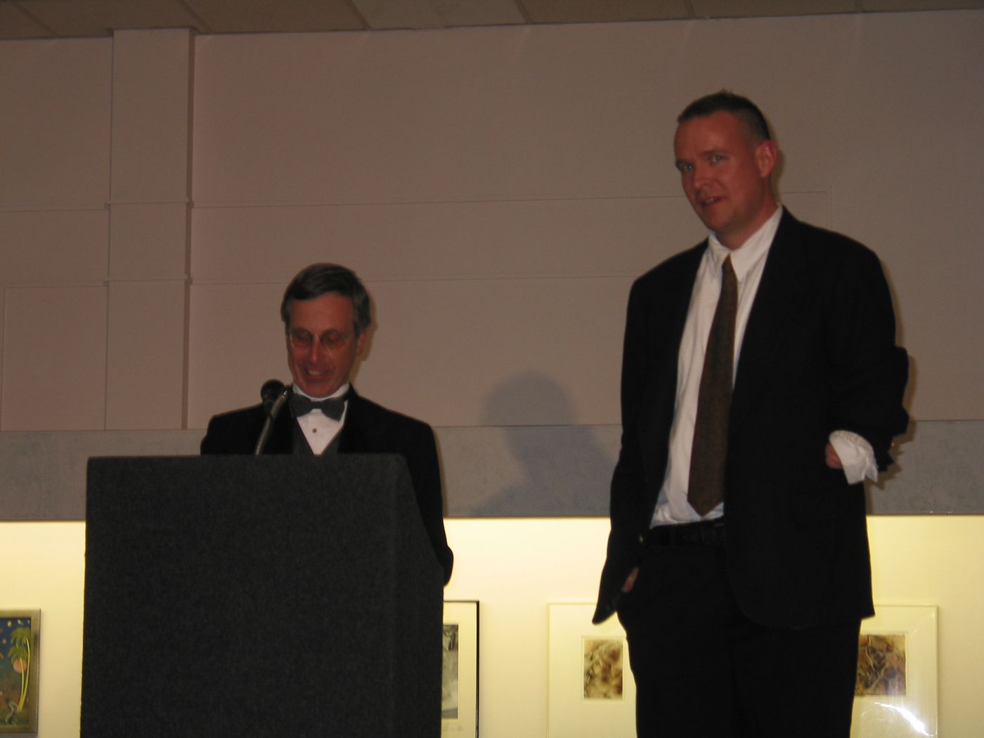 Juror’s Choice Award — Viewpoint Gallery, Schenectady, NY, 2003: photograph 3 (The award presentation)