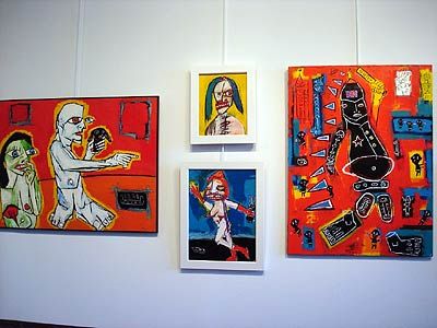 “Carrots and Sticks,” Rebus Works, Raleigh, NC, 2005: photograph 6 (Installation view, autumn 2005)