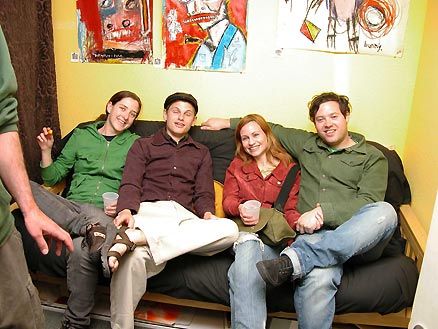 “Salvaged,” D Gallery, San Diego, CA, 2007: photograph 4 (Opening night at D Gallery, 222 Wisconsin Avenue, Oceanside)