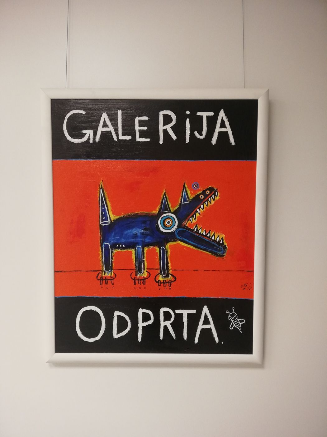 “Beehive panel” enters the collection of the Gallery of Naive Artists, Trebnje, Slovenia (2009), 2009: photograph 8 (“Galerija Odprta” (Gallery Open) in the 2023 collection show)