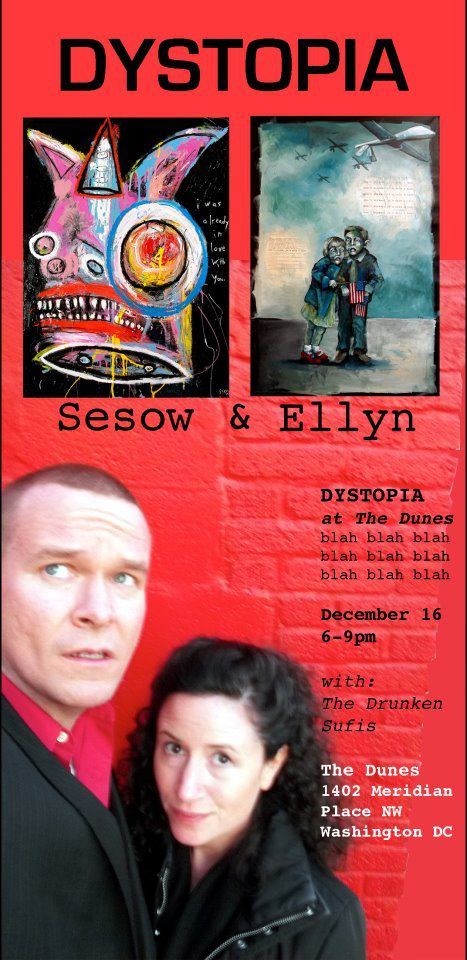 Two-Person Show — with Dana Ellyn, 2011: photograph 1 (Posted by Matt Sesow on Facebook, November 27, 2011)