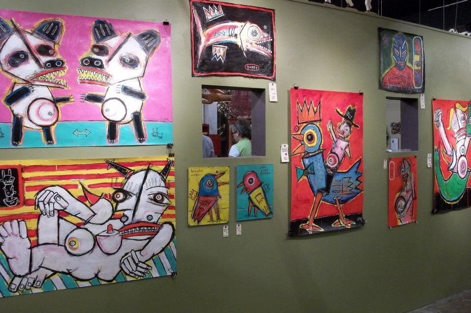 “From the Gut,” Jeanine Taylor Folk Art, Sanford, FL, 2012: photograph 5 (Posted by Matt Sesow on Facebook, January 28, 2012)