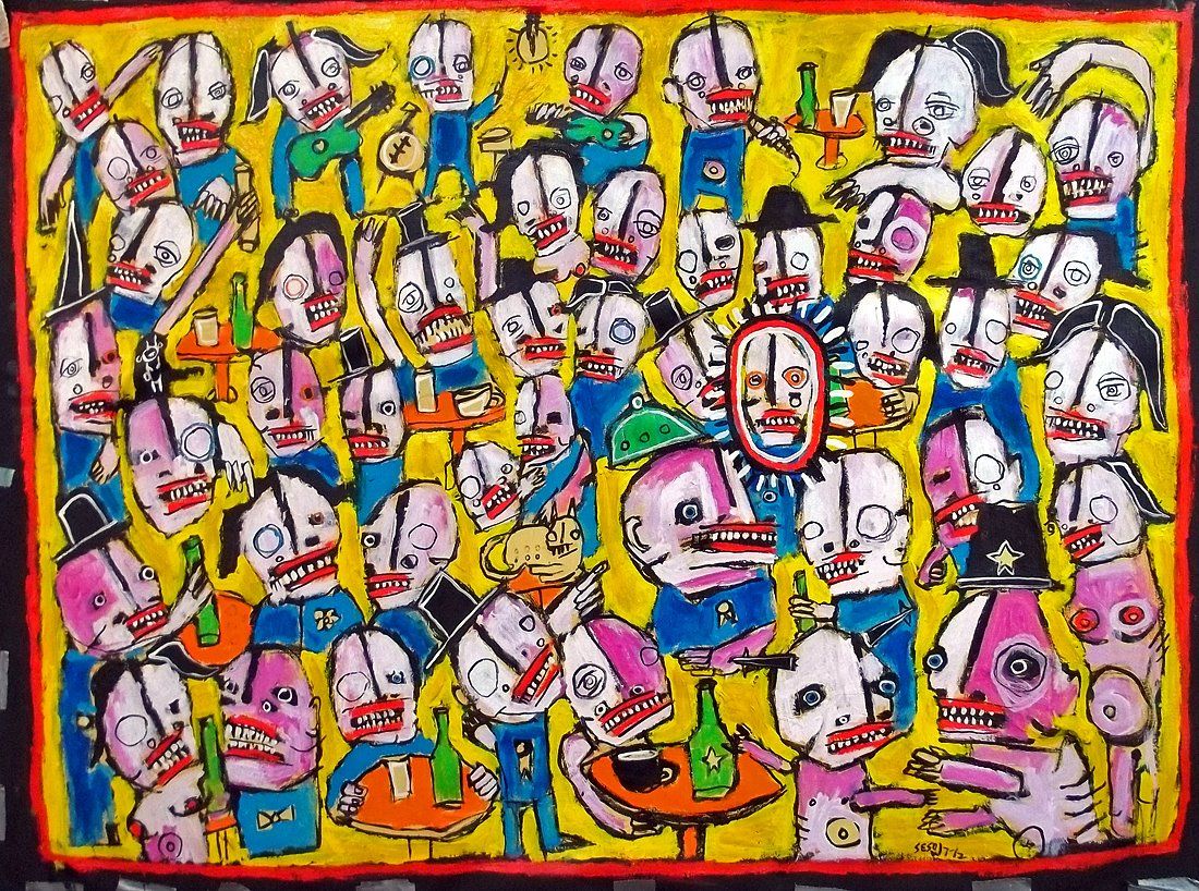 “See Something, Say Something,” Montpelier Art Center, Laurel, MD, 2012: photograph 1 (Posted by Matt Sesow on Facebook, July 19, 2012)