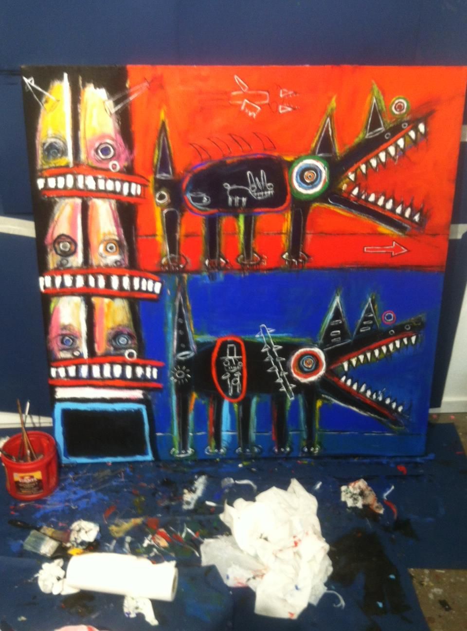 “Trickle Down,” Access Gallery / VSA Colorado, Denver, CO, 2012: photograph 1 (Posted by Matt Sesow on Facebook, May 18, 2012)