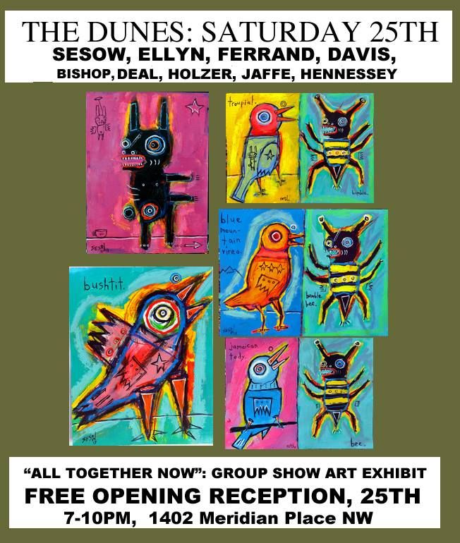 Two-Person Show — with Dana Ellyn, 2013: photograph 10 (Posted by Matt Sesow on Facebook, October 29, 2013)
