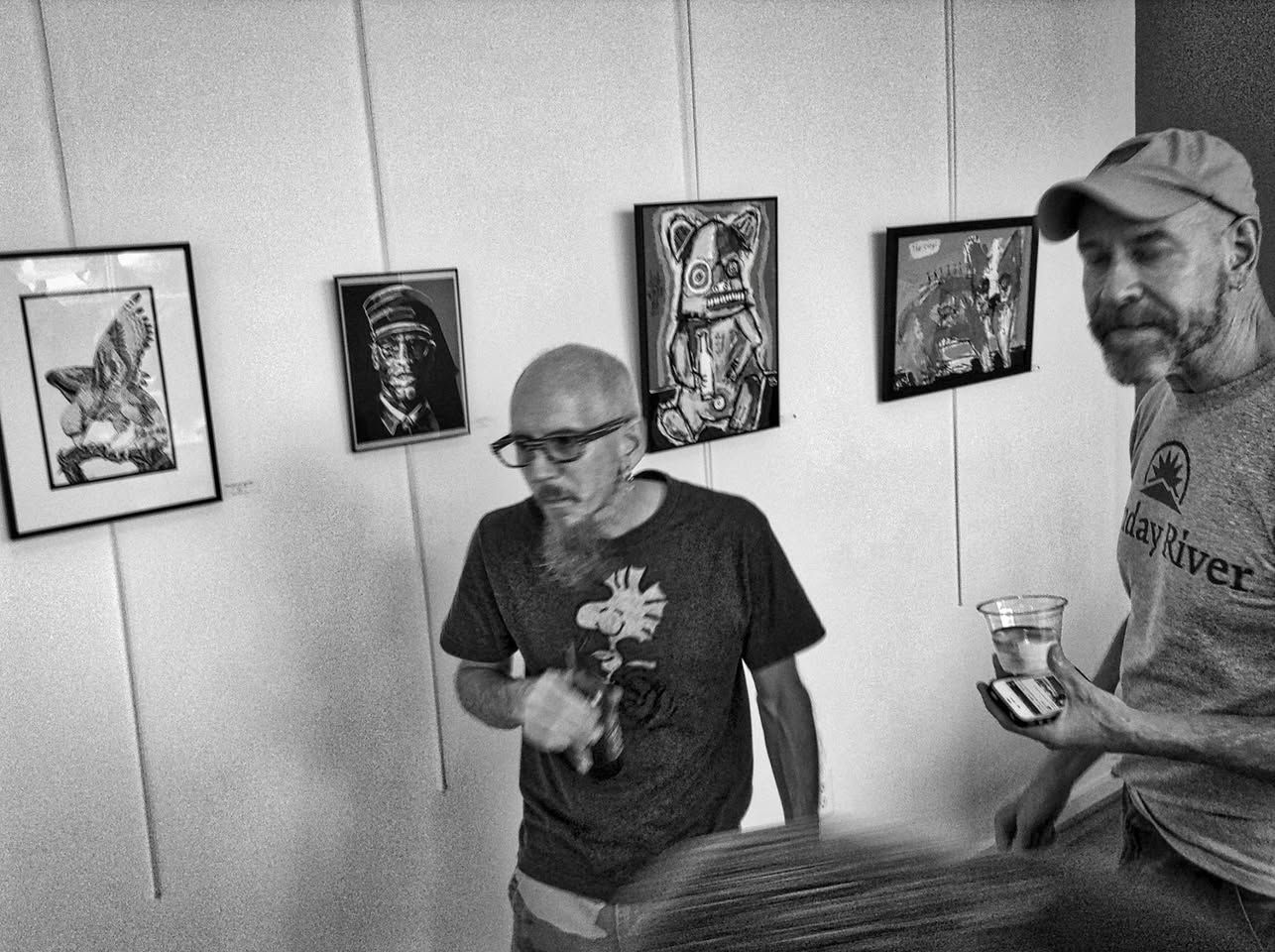“Cheap Thrills,” curated by Molly Ruppert, Anacostia Arts Center, Washington, DC, 2014: photograph 11 (Posted by Matt Sesow on Facebook, August 26, 2014)