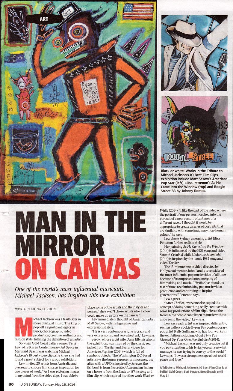 The Courier-Mail — Queensland, Australia, 2014: photograph 1 (Posted by Matt Sesow on Facebook, May 30, 2014)