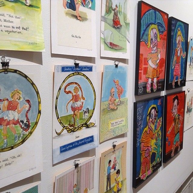 Two-Person Show — with Dana Ellyn, 2014: photograph 1 (Posted by Matt Sesow on Facebook, March 14, 2014)