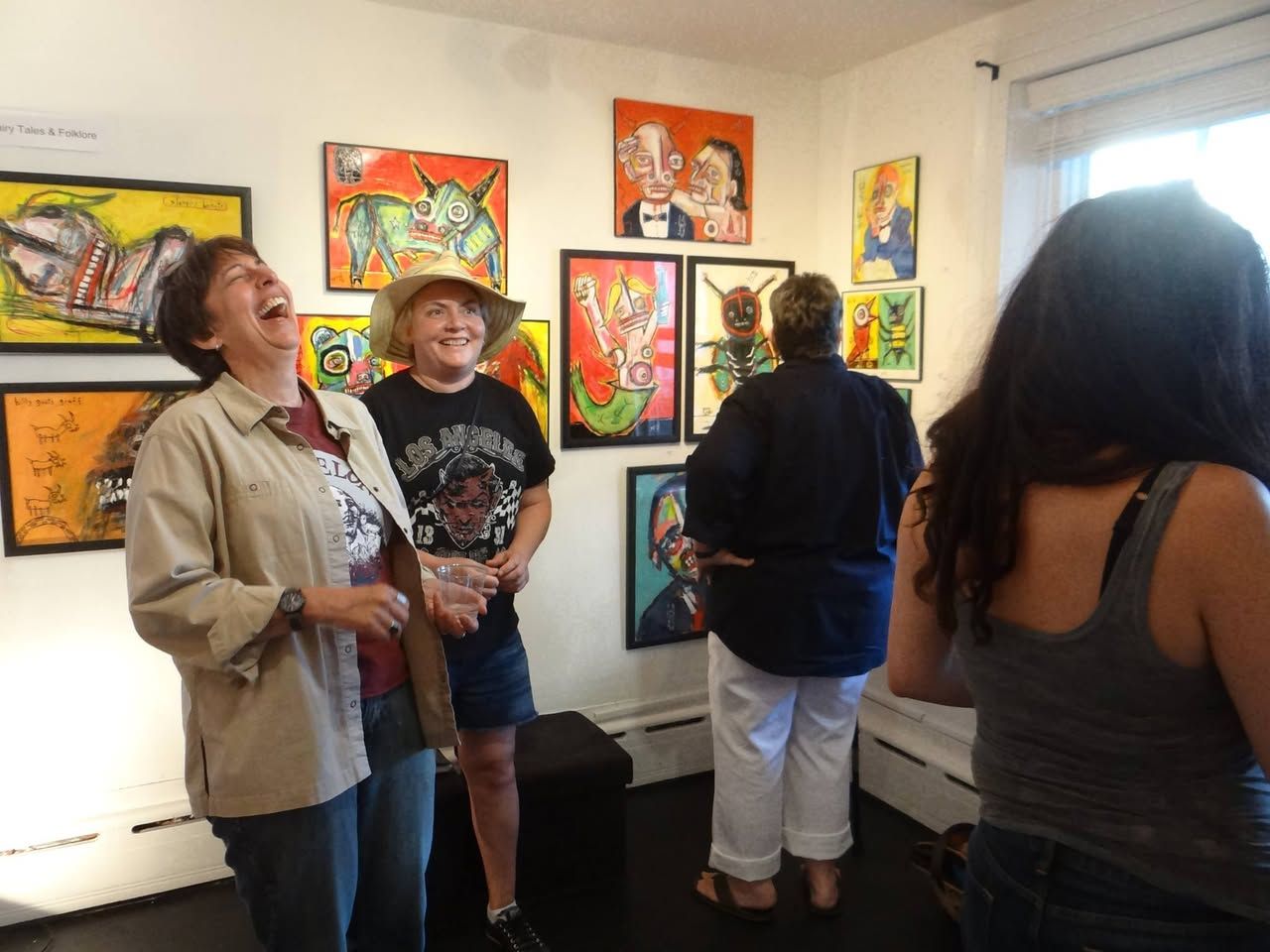 Two-Person Show — with Dana Ellyn, 2014: photograph 7 (Posted by Matt Sesow on Facebook, July 12, 2014)