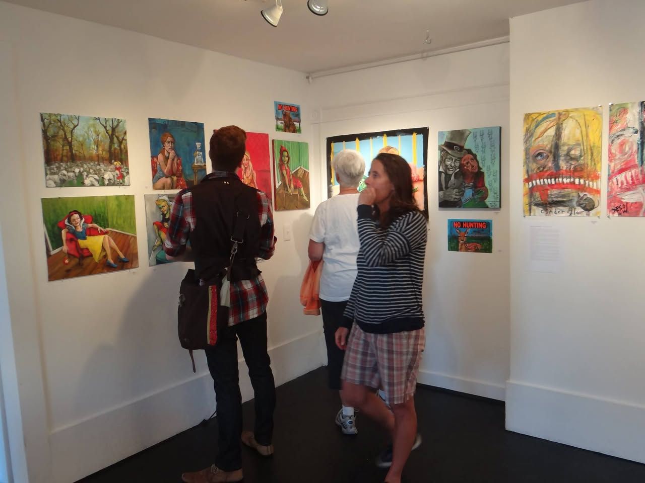 Two-Person Show — with Dana Ellyn, 2014: photograph 11 (Posted by Matt Sesow on Facebook, July 12, 2014)
