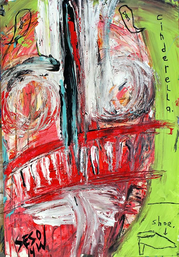 Two-Person Show — with Dana Ellyn, 2014: photograph 14 (Posted by Matt Sesow on Facebook, June 1, 2014)