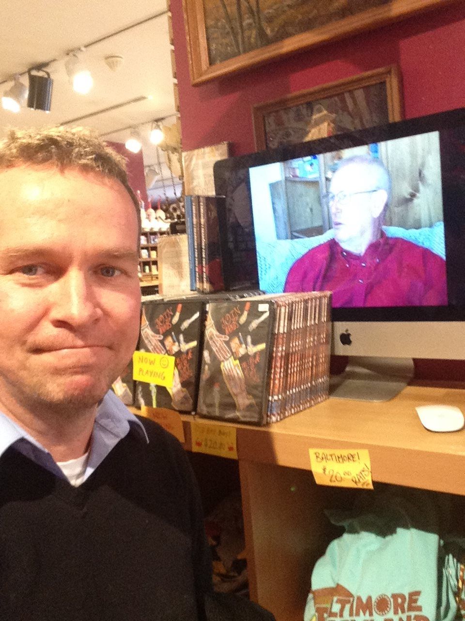 Announces his first museum solo, 2015: photograph 2 (Posted by Matt Sesow on Facebook, December 19, 2015)