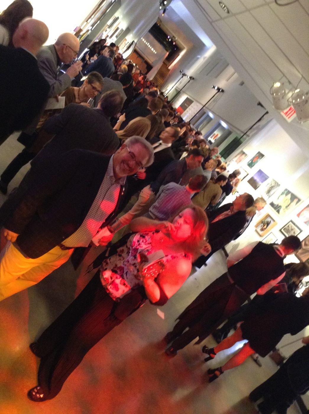“A Celebration of Chinese Opera,” the first-ever Chinese opera art exhibition, Katzen Arts Center, American…, 2015: photograph 6 (Posted by Matt Sesow on Facebook, November 22, 2015)