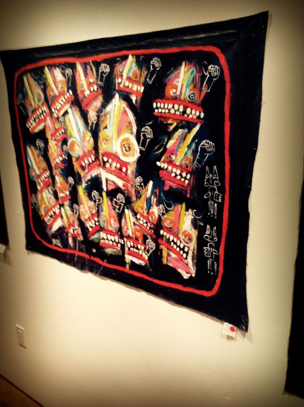 Two-Person Exhibition — with Dana Ellyn, 2015: photograph 3 (Posted by Matt Sesow on Facebook, April 18, 2015)