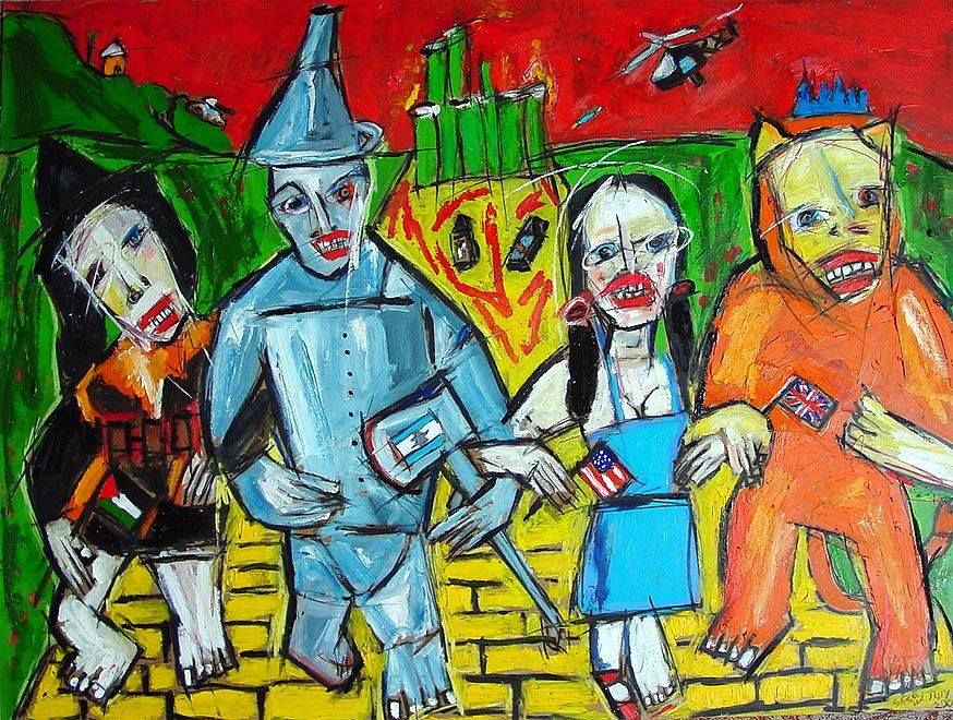 AVAM solo exhibition “Shock and Awe” runs for over a year, 2016: photograph 2 (Posted by Matt Sesow on Facebook, July 1, 2016)