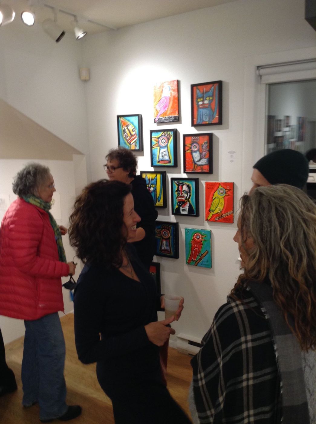 Group show with Dana Ellyn, AMP: Art Market Provincetown, MA, 2016: photograph 5 (Posted by Matt Sesow on Facebook, September 26, 2016)