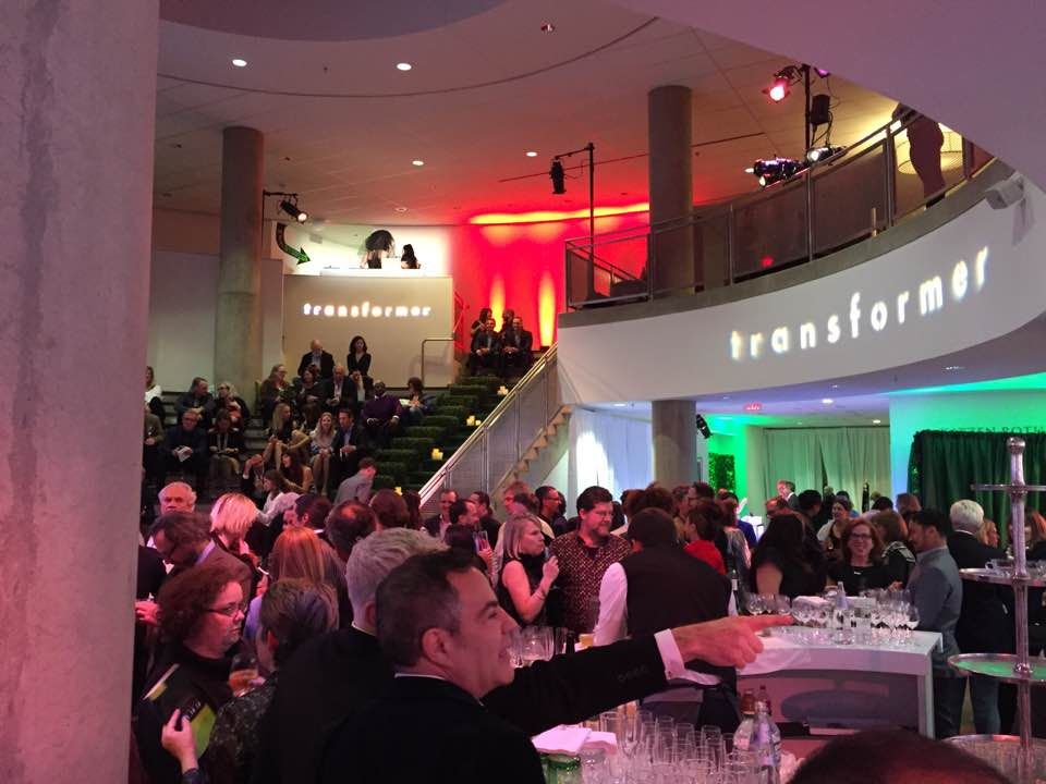 Transformer Gallery 13th Annual Silent Auction & Benefit, Katzen Arts Center, Washington, DC, 2016: photograph 7 (Posted by Matt Sesow on Facebook, November 20, 2016)