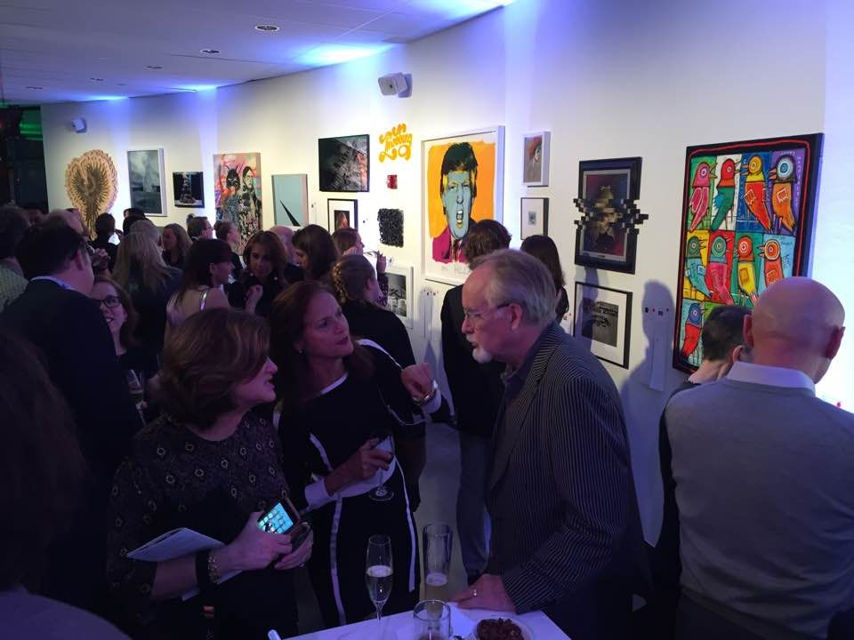 Transformer Gallery 13th Annual Silent Auction & Benefit, Katzen Arts Center, Washington, DC, 2016: photograph 8 (Posted by Matt Sesow on Facebook, November 20, 2016)