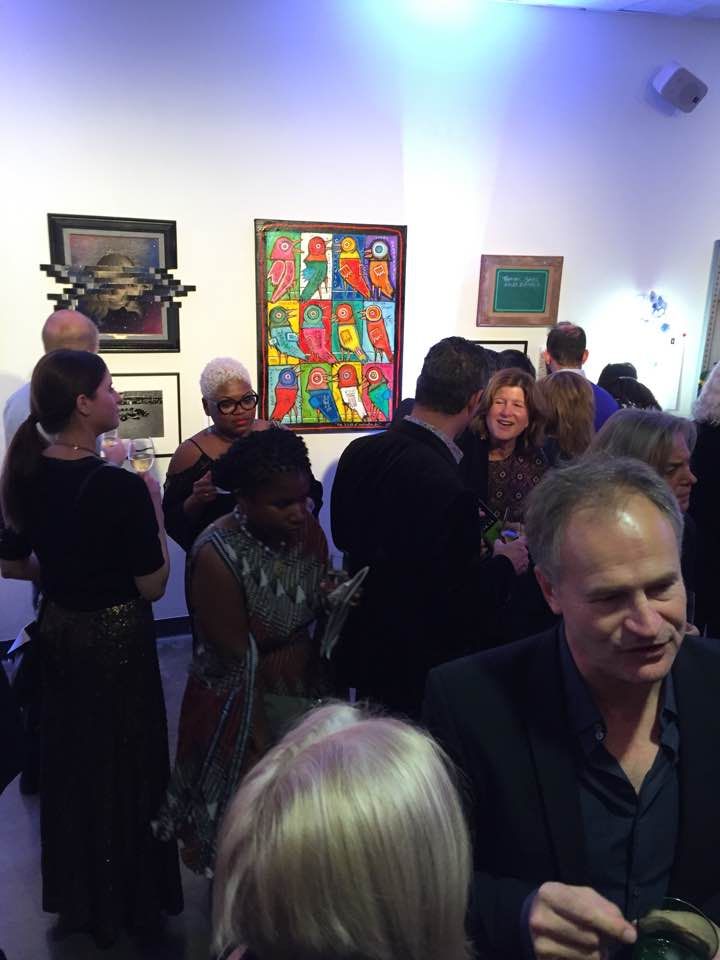 Transformer Gallery 13th Annual Silent Auction & Benefit, Katzen Arts Center, Washington, DC, 2016: photograph 9 (Posted by Matt Sesow on Facebook, November 20, 2016)