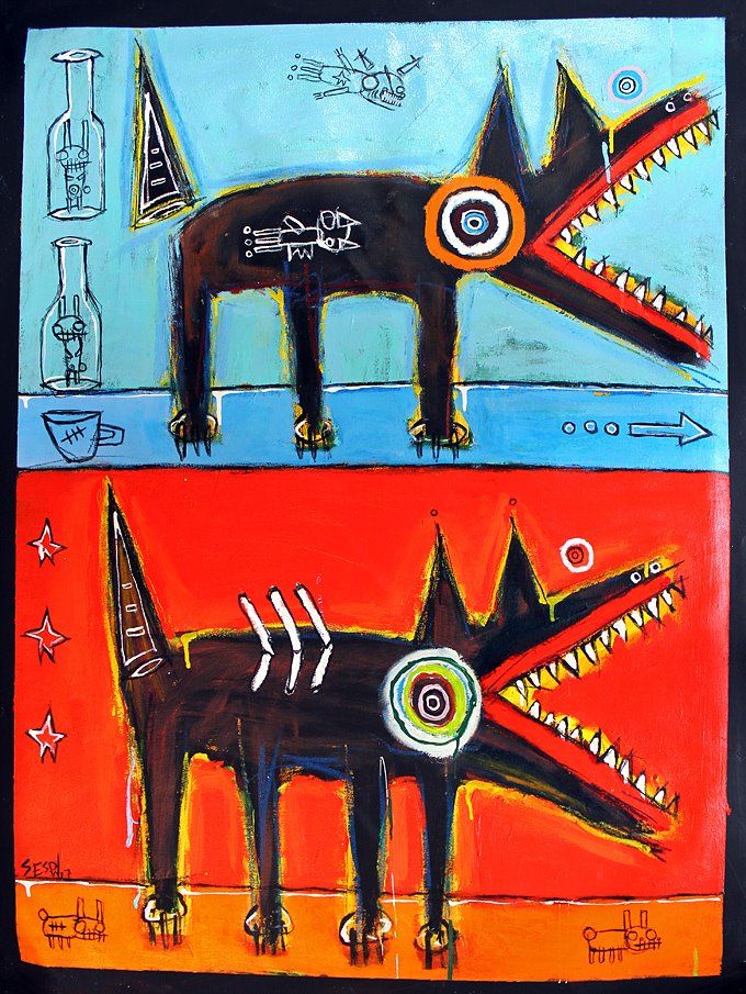 “Hair of the Dog,” Jeanine Taylor Folk Art Gallery, Sanford, FL, 2017: photograph 1 (Posted by Matt Sesow on Facebook, May 21, 2017)