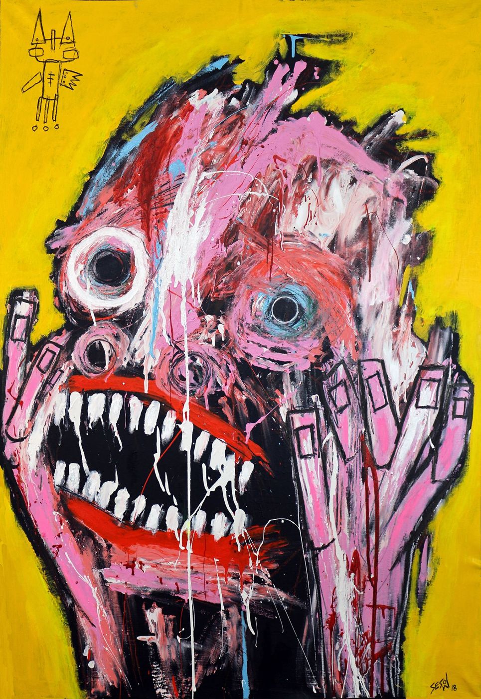 “Radical Fluidity: Grotesque in Art,” MISP Museum, St, 2018: photograph 4 (Posted by Matt Sesow on Facebook, November 25, 2018)