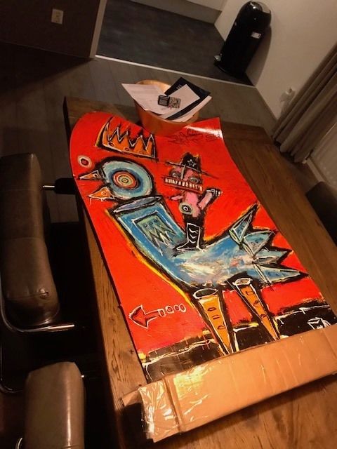 Art Show — The Cheshire, Washington, DC, 2020: photograph 2 (Posted by Matt Sesow on Facebook, February 2, 2020)