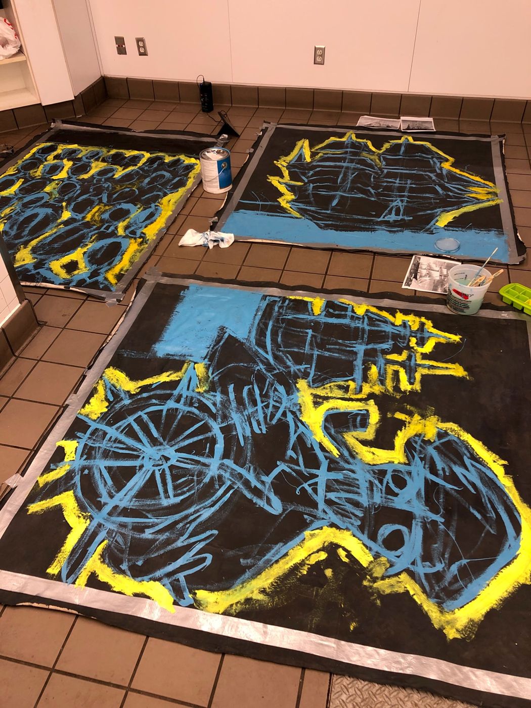 February 2021 — open call to Norfolk-area collectors to loan Sesow paintings back for the upcoming ODU…, 2021: photograph 3 (Posted by Matt Sesow on Facebook, May 9, 2021)