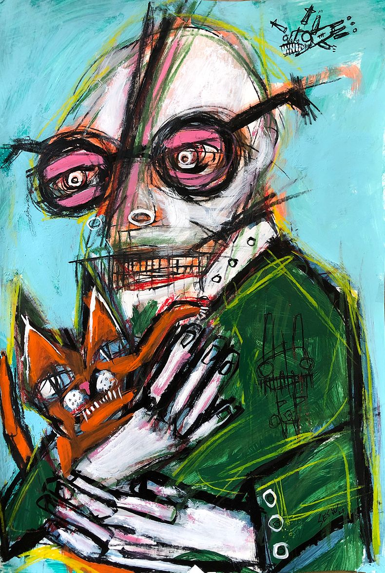 South China Morning Post — painting “Mr, 2023: photograph 1 (Posted by Matt Sesow on Facebook, March 17, 2023)