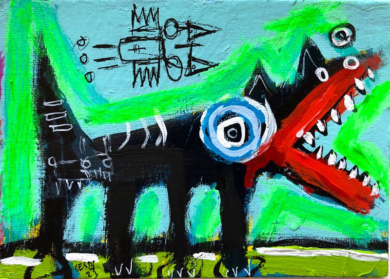 “Bitja: podobe podzavesti” — Creatures: Images of the Subconscious, works from the permanent collection of…, 2023: photograph 5 (Posted by Matt Sesow on Facebook, June 1, 2023)