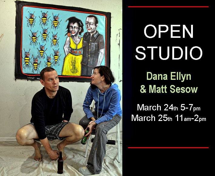 First open studio at 916 G Street, March 2017