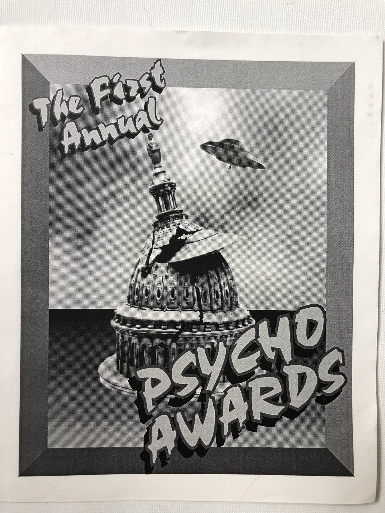 The First Annual Psycho Awards, page 1