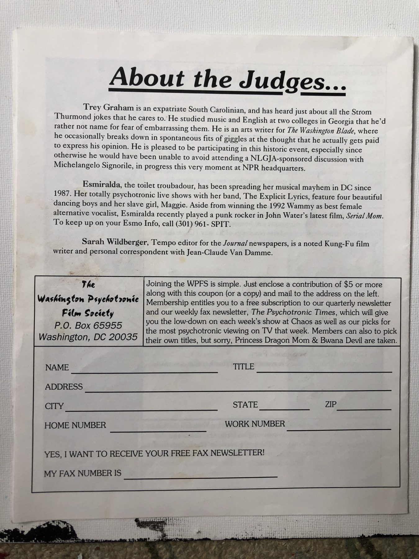 The First Annual Psycho Awards, page 3