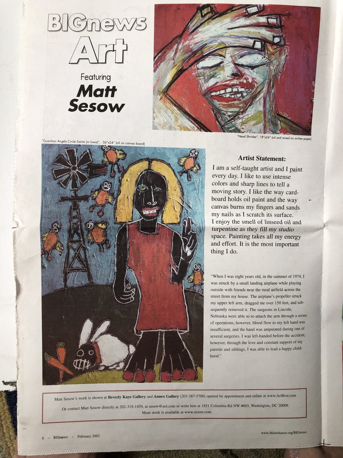 BIGnews Art Featuring Matt Sesow, page 1