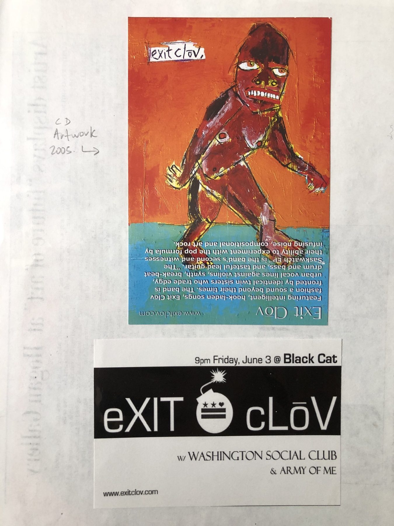 Exit Clov — "The Saskwatch EP", page 1
