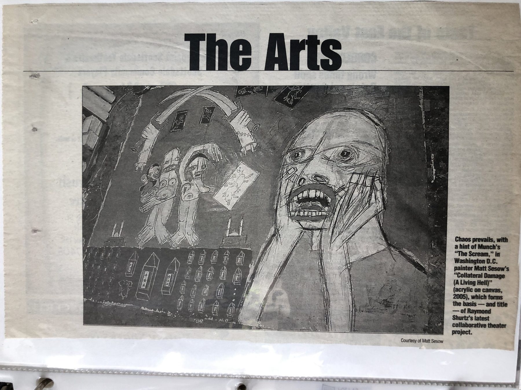 Get Out — The Arts: 'Collateral' melds acting, painting, politics, page 8