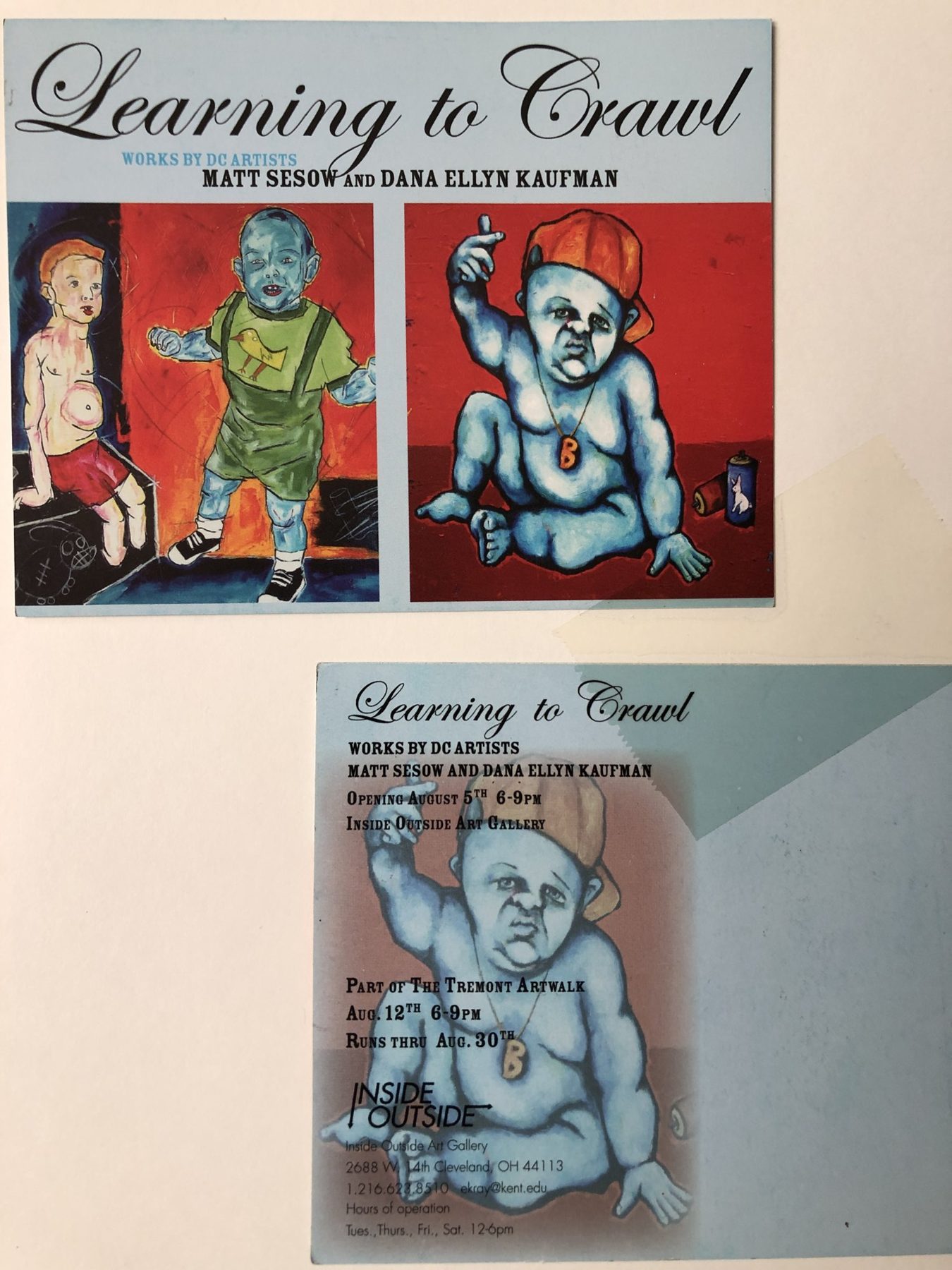 Learning to Crawl — Works by DC Artists Matt Sesow and Dana Ellyn Kaufman, page 1