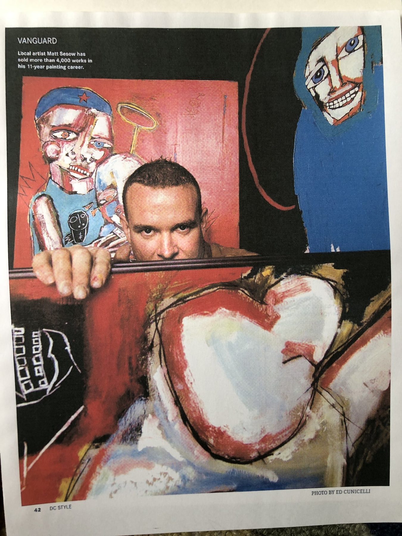 Drawing Lines — Artist Matt Sesow pushes his creative boundaries., page 3