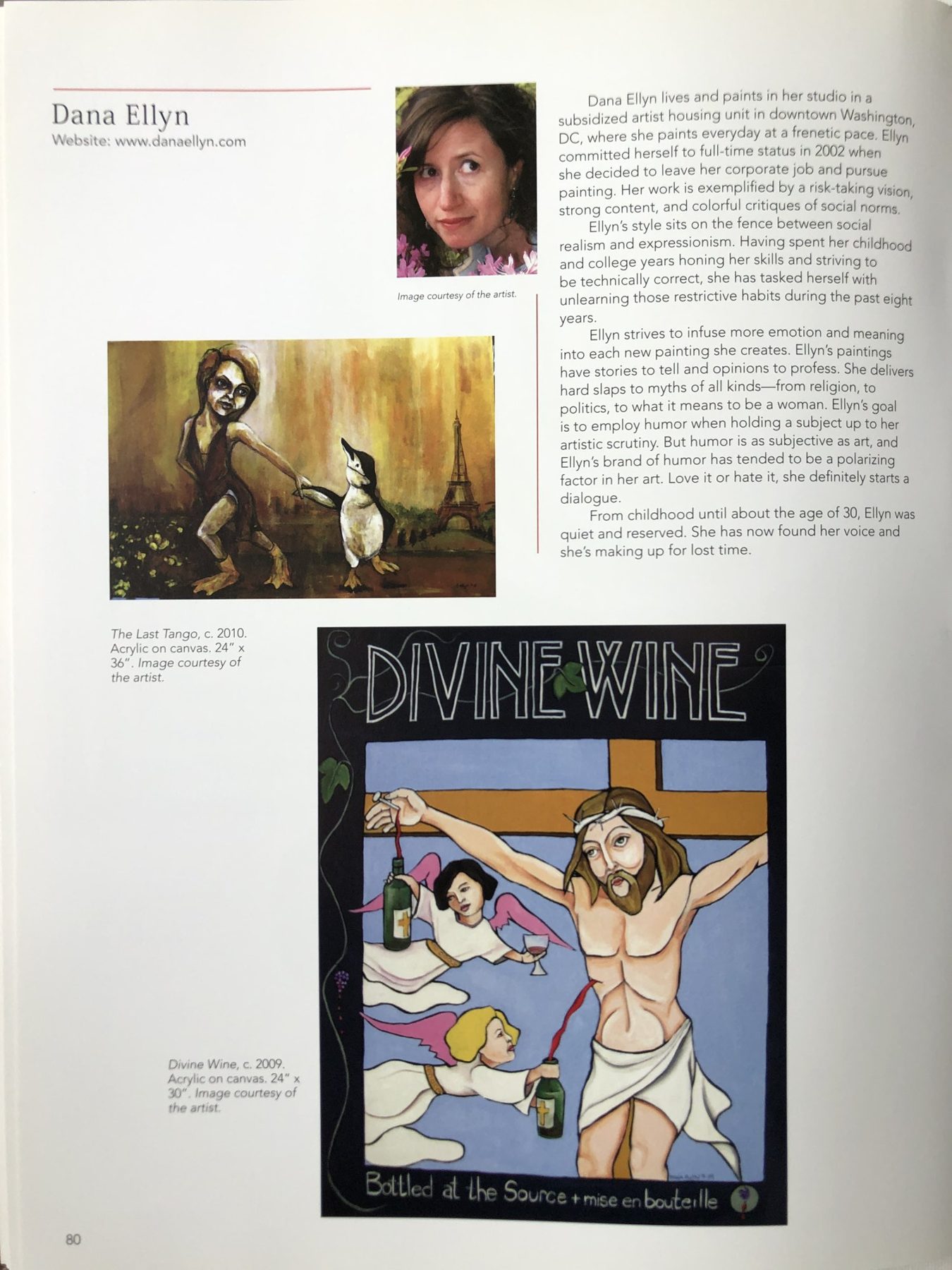 100 Artists of Washington, D.C. — F. Lennox Campello (cover), page 3