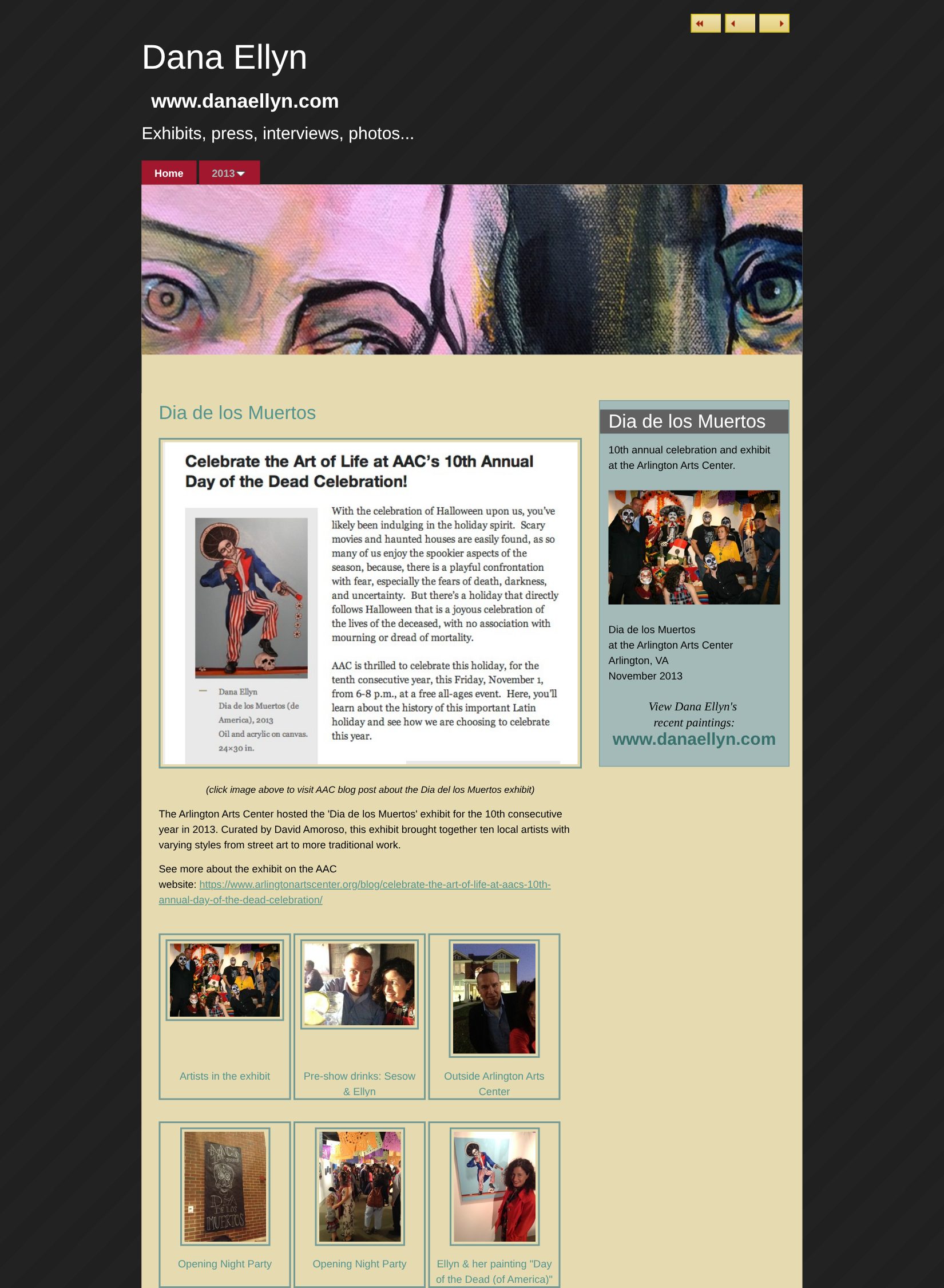 “Día de los Muertos” at the Arlington Arts Center, page 1