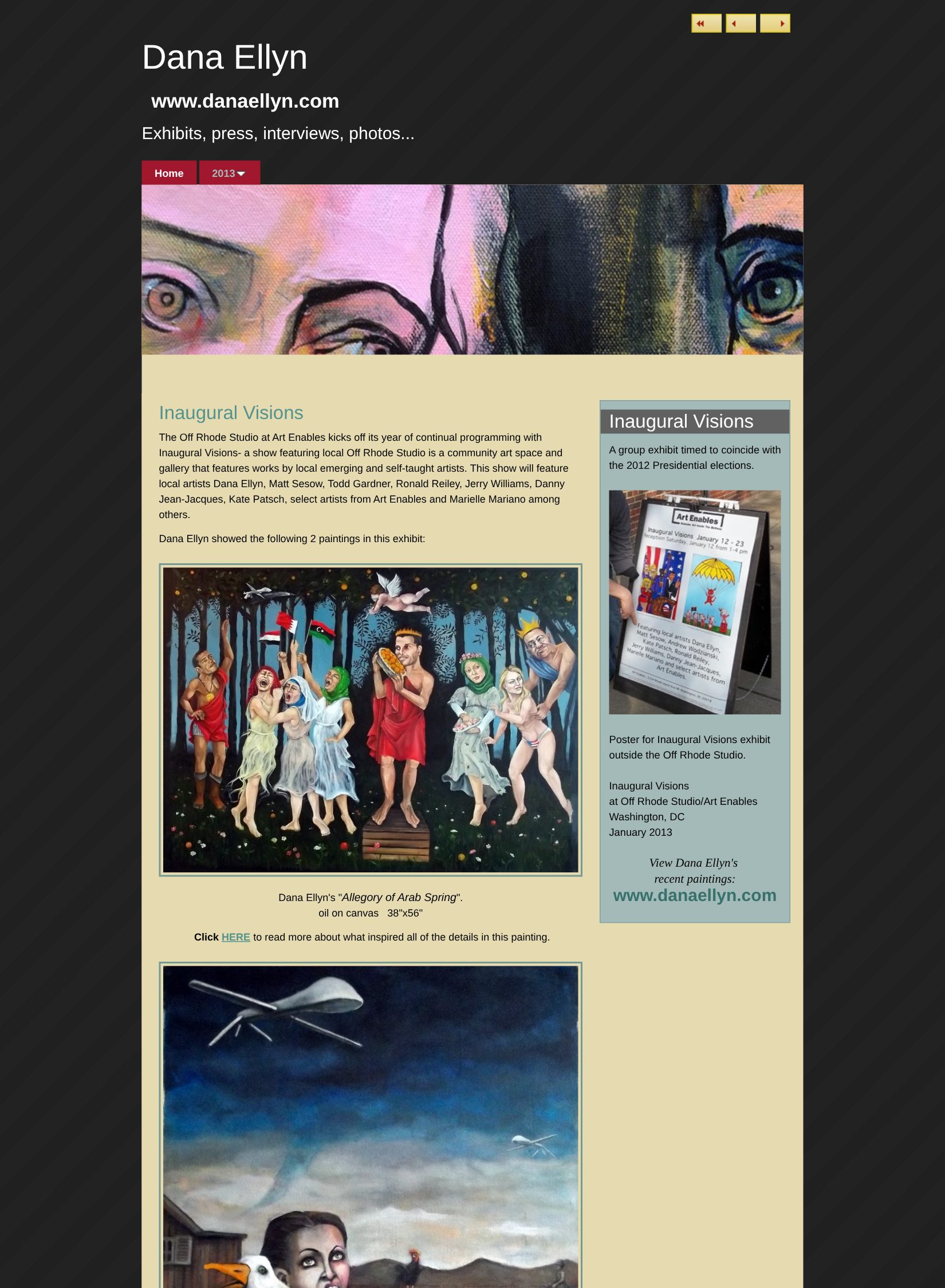 “Inaugural Visions”, page 1