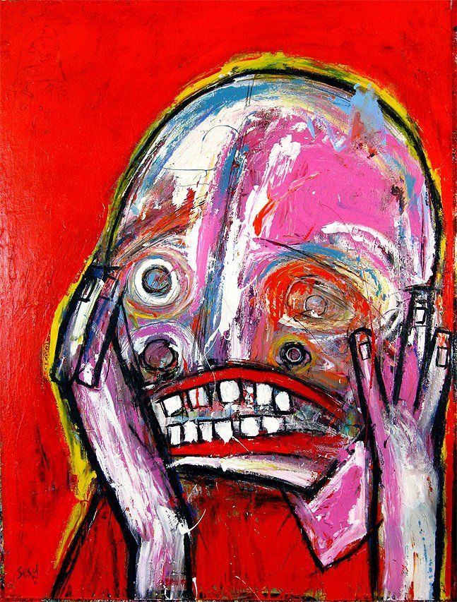 Painting by Matt Sesow from A Brut Rebellion, FOE Gallery, 2011