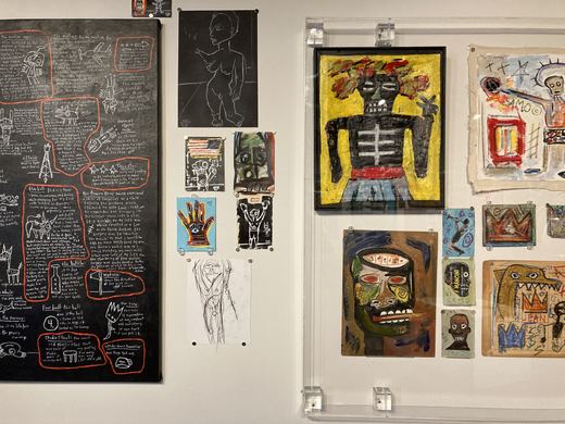 Basquiat works lent by David and Philip Liebman, shown in Life and Limb
