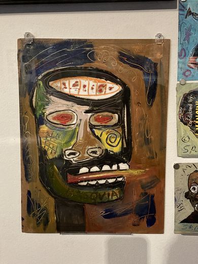 Basquiat works lent by David and Philip Liebman, shown in Life and Limb