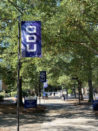 October 5, 2021, Kaufman Mall, Old Dominion University.