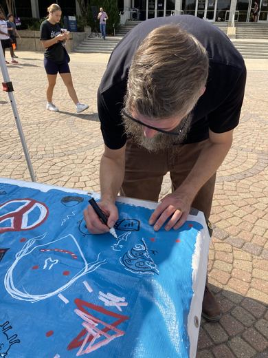 Monarch Icons with Matt Sesow, Kaufman Mall, ODU, October 5, 2021