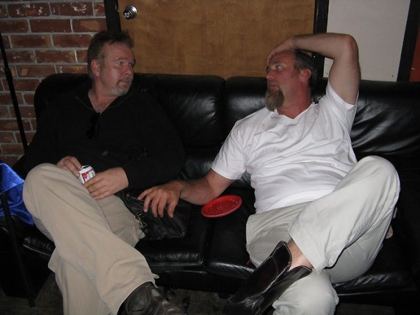 1st Annual Bukowski Festival, Elephant Theater, Hollywood, March 28, 2009 — Backstage