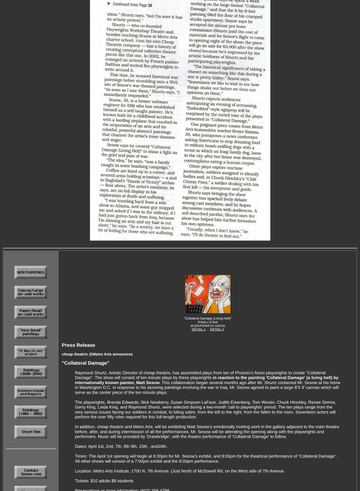 “Collateral Damage” — 10 plays about a Sesow painting (Phoenix, 2005): Page 5
