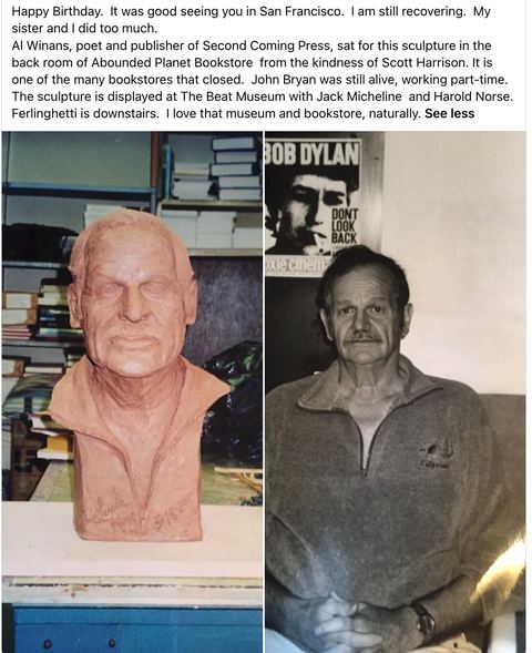 A. D. Winans, bust by Linda King