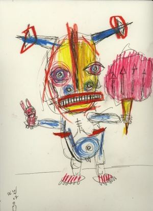 Original painting for Linda King’s Bukowski Undigested (2008), by Matt Sesow — 4 of 41