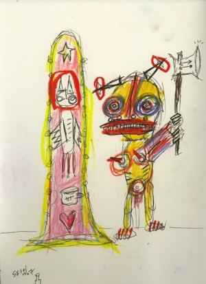 Original painting for Linda King’s Bukowski Undigested (2008), by Matt Sesow — 5 of 41